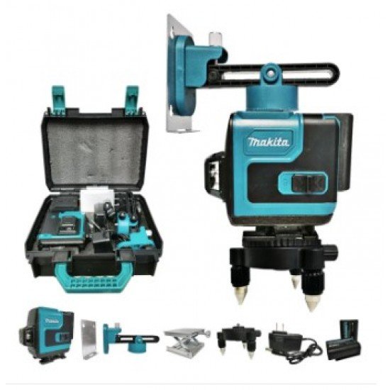 MAKITA ΑΛΦΑΔΙ ΛΕΪΖΕΡ 4x360°  +2 ΜΠΑΤΑΡΙΕΣ & ΦΟΡΤΙΣΤΗ